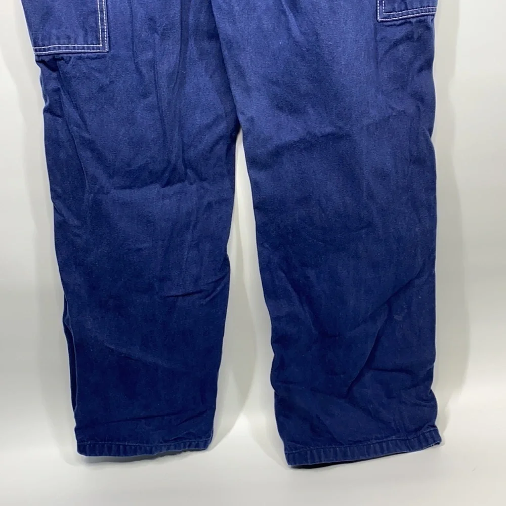 Big Smith Denim Hipster Carpenter Bib Overalls 36x32